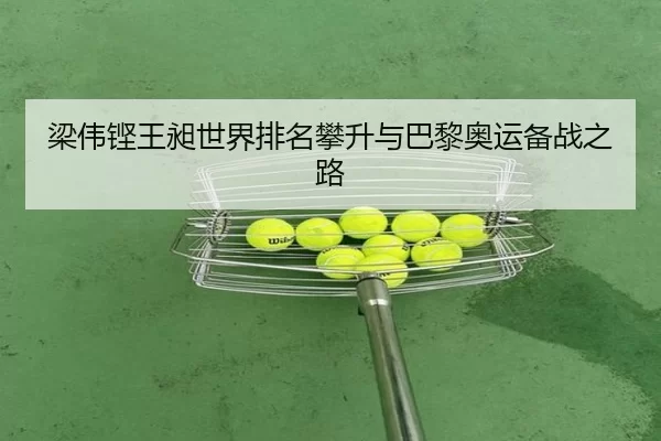 梁伟铿王昶世界排名攀升与巴黎奥运备战之路